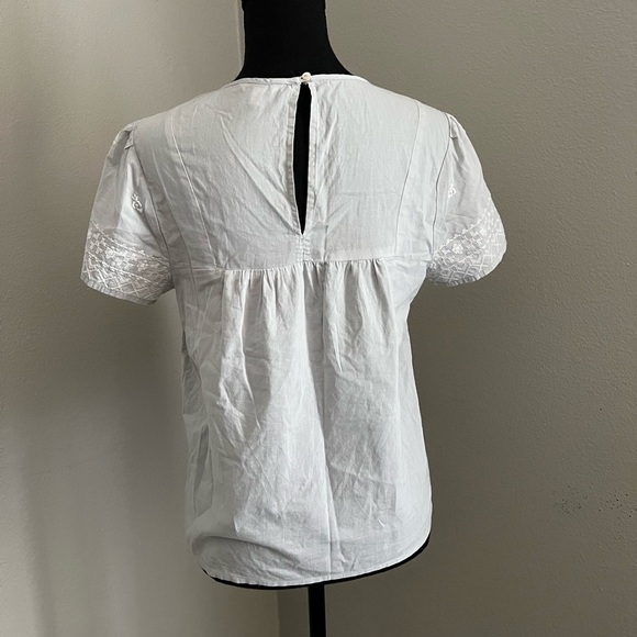 Lucky Brand Boho Embroidered Aztec Top - Picture 5 of 6